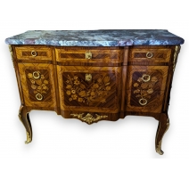 Commode style Transition en bois de rose