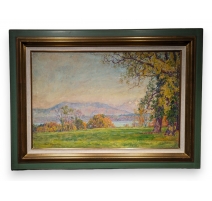 Tableau "Le vieux Rhône" signé CHARPENTIER