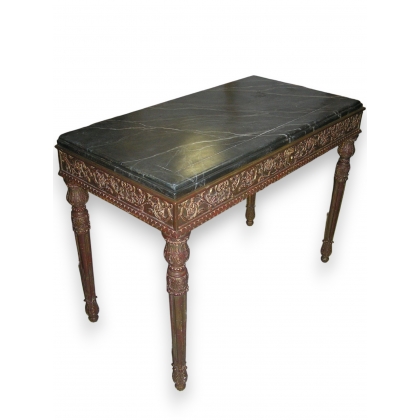 Louis XVI-style console table with four legs from  Moinat SA  - Antiques and home décor