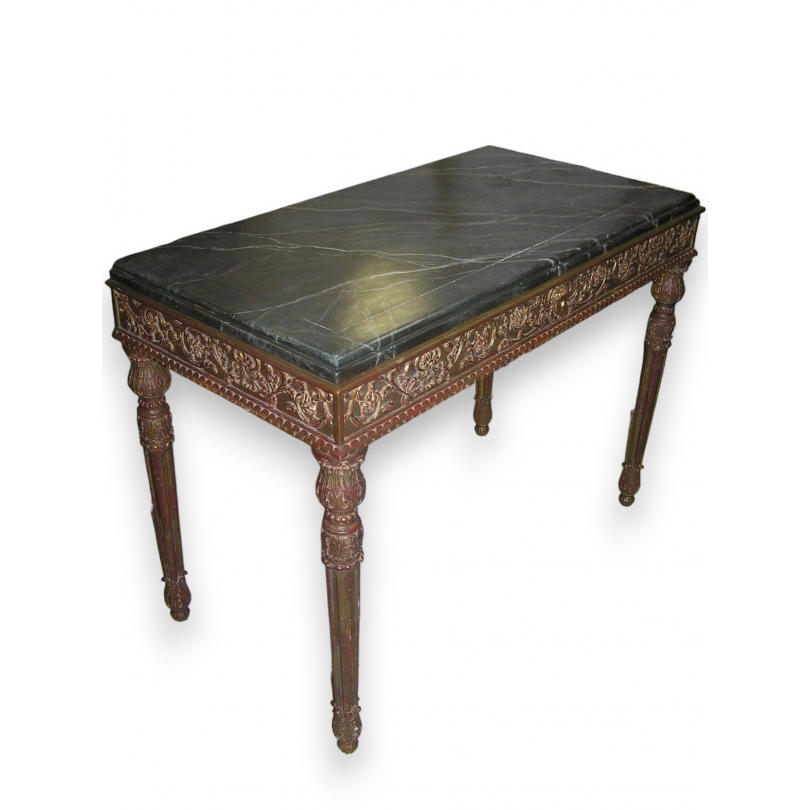 Louis XVI-style console table with four legs from  Moinat SA  - Antiques and home décor
