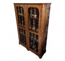 Vitrine Régence en bois de violette