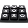 Tic-tac-toe en résine noir et blanc