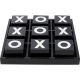 Tic-tac-toe en résine noir et blanc