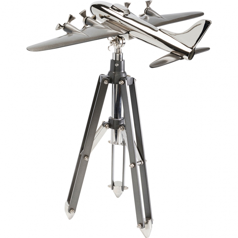 Douglas DC-4 model aeroplane on a tripod