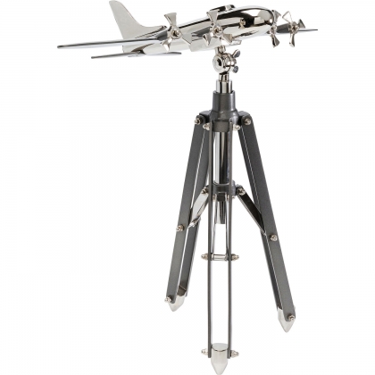 Douglas DC-4 model aeroplane on a tripod