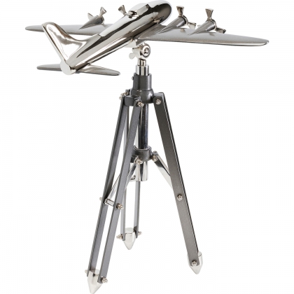 Douglas DC-4 model aeroplane on a tripod