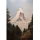 Tableau "Cervin" signé R. de LAUREDAY