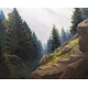 Tableau "Cervin" signé R. de LAUREDAY