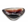 Coupe ovale en verre Orrefors