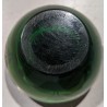 Green glass ashtray