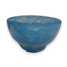 DAUM blue glass round glass