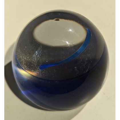 Blue KOSTA BODA paperweight