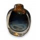 Vase orange et bleu KOSTA BODA