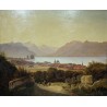 Tableau \"Cully sur le Lac Léman\"
