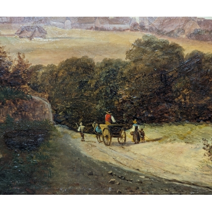 Tableau \"Cully sur le Lac Léman\"