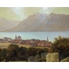 Tableau \"Cully sur le Lac Léman\"