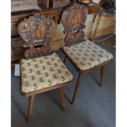 Set of 6 step stools. From  Moinat SA  - Antiques and home décor
