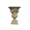 Medicis Urn with garland, made of reconstituted stone