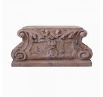 Socle rectangulaire en pierre reconstituée