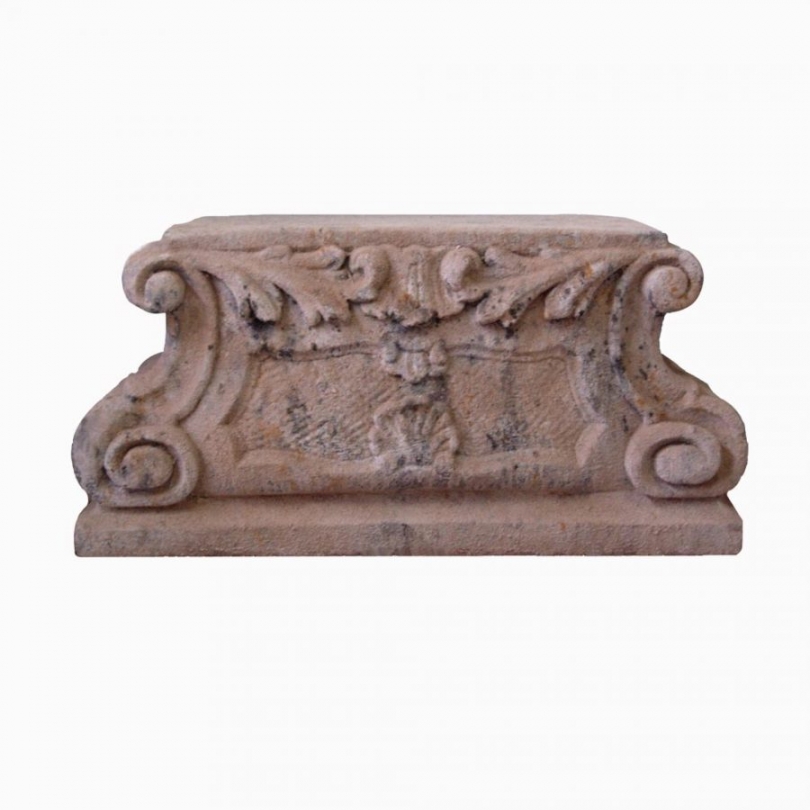 Socle rectangulaire en pierre reconstituée