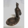 Cendrier Pingouin en bronze