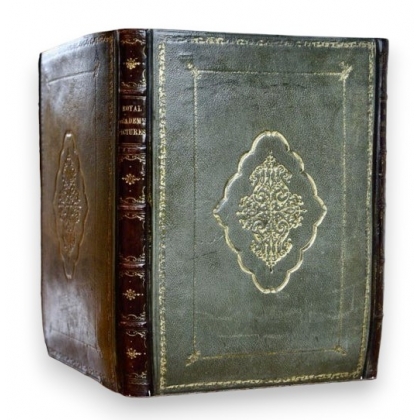 Corbeille à papier Livres ouverts vert