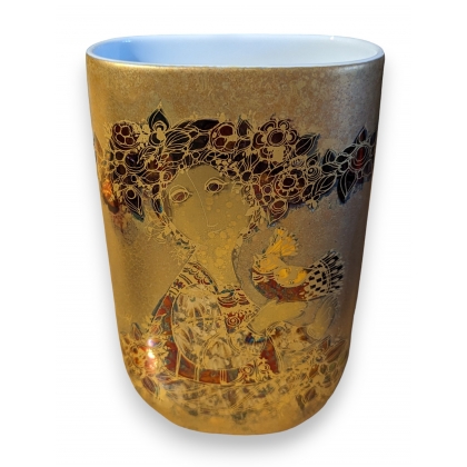 Scheherazade oval vase in Rosenthal porcelain