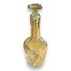 Petite carafe en verre décor étoiles dorées