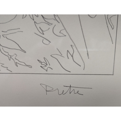 Dessin "Mimi Montreal" signé PRÊTRE