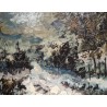 Tableau \"Paysage de neige\" signé GOLIASCH