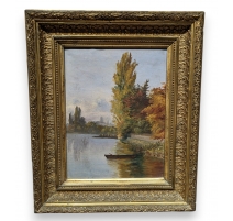 Tableau "Bord de rivière"