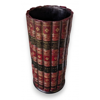 Porte-parapluie \"Faux-livres\" rouge