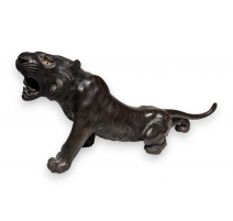 Tigre rugissant en bronze marque Seiya GENRYUSAI