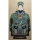 Paire de peintures sur soie "Dignitaires"