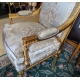 Salon style Louis XVI en bois doré
