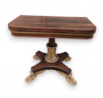 Table à jeux Regency pieds griffe