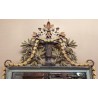  Miroir style Louis XVI polychrome verre sur  Moinat SA  - Antiquités décoration