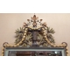 Miroir style Louis XVI polychrome verre