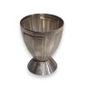 Coquetier Art-Déco en métal argenté GALLIA