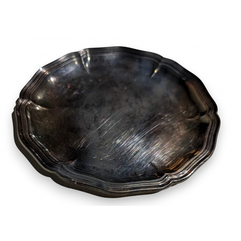Petit plat festonné en argent JEZLER