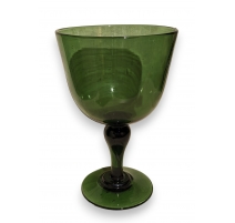 Grande coupe sur pied en verre de Saint-Prex
