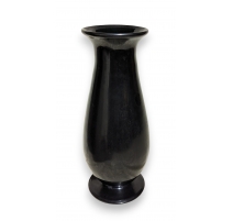 Vase en verre de Saint-Prex noir