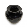 Vase en verre de Saint-Prex noir