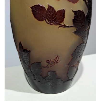 Large vase signed GALLÉ