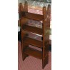 Échelle de bibliothèque en acajou