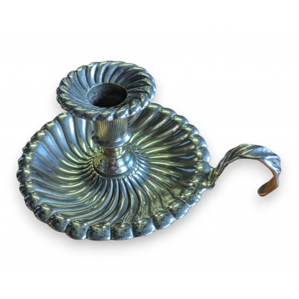 ‘Renaissance’ candle holder in polished brass, medium