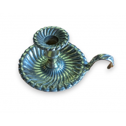 ‘Renaissance’ candle holder in polished brass, small