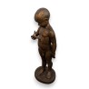 Plâtre "Enfant et lézard".