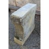 Banc droit en pierre reconstituée