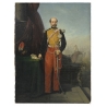 Tableau "Officier de Lancier" signé Ernest MEISTER